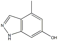 6-Hydroxy-4-methyl-(1H)indazole 结构式