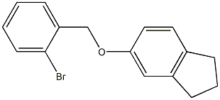 2-BROMOBENZYL-(5-INDANYL)ETHER 结构式