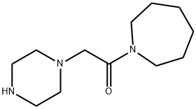 1-(氮杂环庚烷-1-基)-2-(哌嗪-1-基)乙-1-酮 结构式