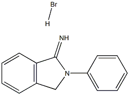 2-PHENYLISOINDOLIN-1-IMINE HYDROBROMIDE 结构式
