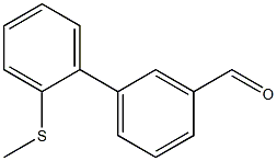 2'-(METHYLTHIO)-1,1'-BIPHENYL-3-CARBALDEHYDE 结构式