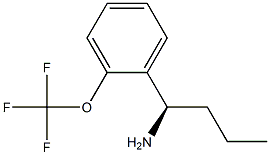 (1R)-1-[2-(TRIFLUOROMETHOXY)PHENYL]BUTYLAMINE 结构式