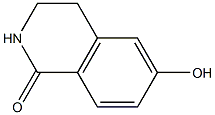 6-HYDROXY-3,4-DIHYDRO-2H-ISOQUINOLIN-1-ONE 结构式