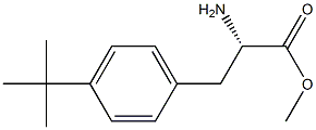 METHYL (2S)-2-AMINO-3-[4-(TERT-BUTYL)PHENYL]PROPANOATE 结构式