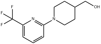 (1-[6-(TRIFLUOROMETHYL)PYRIDIN-2-YL]PIPERIDIN-4-YL)METHANOL 结构式