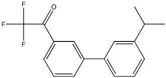 3'-(3-ISOPROPYLPHENYL)-2,2,2-TRIFLUOROACETOPHENONE 结构式