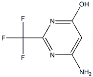 6-AMINO-2-(TRIFLUOROMETHYL)PYRIMIDIN-4-OL 结构式