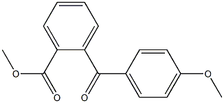 METHYL 2-(4-METHOXYBENZOYL)BENZOATE 结构式