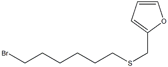 2-(6-BROMO-HEXYLSULFANYLMETHYL)-FURAN 结构式