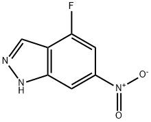4-FLUORO-6-NITROINDAZOLE 结构式