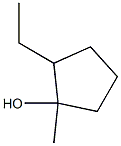 2-Ethyl-1-methylcyclopentanol 结构式