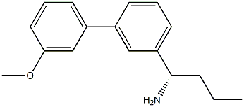 (1S)-1-[3-(3-Methoxyphenyl)phenyl]butylamine 结构式