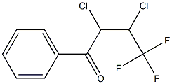 2,3-DICHLORO-4,4,4-TRIFLUORO-1-PHENYLBUTANE-1-ONE 结构式