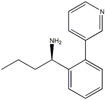 (1R)-1-(2-(3-PYRIDYL)PHENYL)BUTYLAMINE 结构式