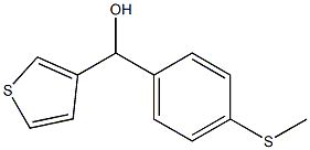 4-METHYLTHIOPHENYL-(3-THIENYL)METHANOL 结构式