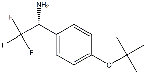 (1R)-1-[4-(TERT-BUTOXY)PHENYL]-2,2,2-TRIFLUOROETHYLAMINE 结构式