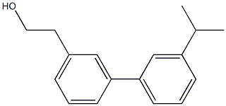 3-(3-ISOPROPYLPHENYL)PHENETHYL ALCOHOL 结构式