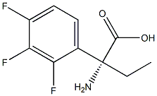 (2R)-2-AMINO-2-(2,3,4-TRIFLUOROPHENYL)BUTANOIC ACID 结构式