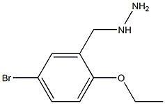 5-BROMO-2-ETHOXY-BENZYL-HYDRAZINE 结构式