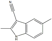 3-Cyano-2,5-dimethylindole 结构式