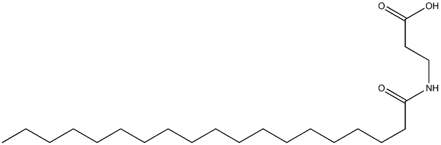 N-NONADECANOYL-BETA-ALANINE 结构式