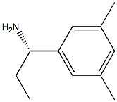 (1S)-1-(3,5-Dimethylphenyl)propylamine 结构式