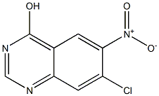 7-CHLORO-4-HYDROXY-6-NITROQUINAZOLINE 结构式