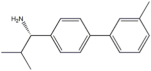 (1S)-2-METHYL-1-[4-(3-METHYLPHENYL)PHENYL]PROPYLAMINE 结构式