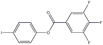 4-IODOPHENYL 3,4,5-TRIFLUOROBENZOATE 结构式