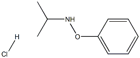 PHENOXYISOPROPYLAMINE HCL 结构式