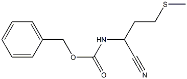 BENZYL [1-CYANO-3-(METHYLTHIO)PROPYL]CARBAMATE 结构式