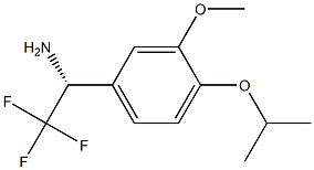 (1R)-2,2,2-TRIFLUORO-1-[3-METHOXY-4-(METHYLETHOXY)PHENYL]ETHYLAMINE 结构式