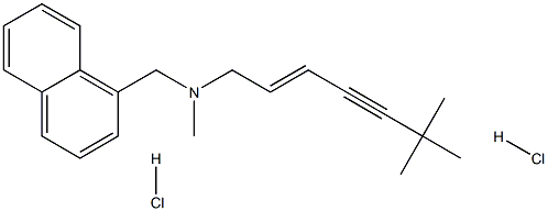 TERBINAFINE DIHYDROCHLORIDE 结构式