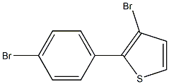 4-Bromo-(3-bromo-2-thienyl)benzene 结构式