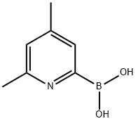 (4,6-二甲基吡啶-2-基)硼酸 结构式