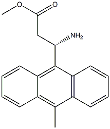 METHYL (3S)-3-AMINO-3-(10-METHYL(9-ANTHRYL))PROPANOATE 结构式