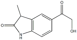5-GLYCOLOYL-3-METHYL-1,3-DIHYDRO-2H-INDOL-2-ONE 结构式