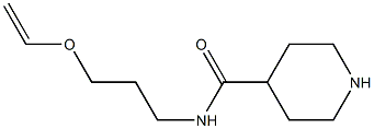 N-[3-(VINYLOXY)PROPYL]PIPERIDINE-4-CARBOXAMIDE 结构式