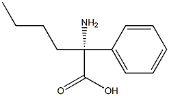 (2R)-2-AMINO-2-PHENYLHEXANOIC ACID 结构式