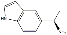 (1R)-1-INDOL-5-YLETHYLAMINE 结构式