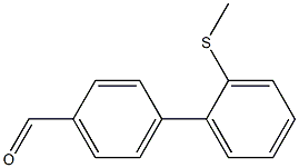 4-(2-METHYLTHIOPHENYL)BENZALDEHYDE 结构式