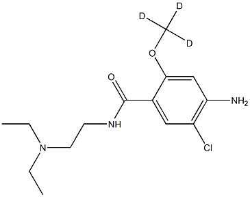 甲氧氯普安D3 结构式