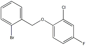 2-Bromobenzyl-(2-chloro-4-fluorophenyl)ether 结构式