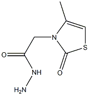 2-(4-METHYL-2-OXO-1,3-THIAZOL-3(2H)-YL)ACETOHYDRAZIDE 结构式