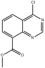 4-氯喹唑啉-8-甲酸甲酯 结构式