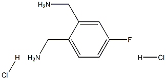 2-AMINOMETHYL-4-FLUORO-BENZYLAMINE DIHYDROCHLORIDE 结构式