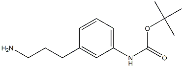 3-(3-AMINOPROPYL)-1-(TERT-BUTOXYCARBONYLAMINO)BENZENE 结构式