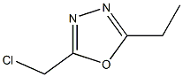 2-(CHLOROMETHYL)-5-ETHYL-1,3,4-OXADIAZOLE 结构式