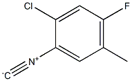 2-CHLORO-4-FLUORO-5-METHYL-PHENYLISOCYANIDE 结构式