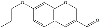 7-PROPOXY-2H-CHROMENE-3-CARBALDEHYDE 结构式